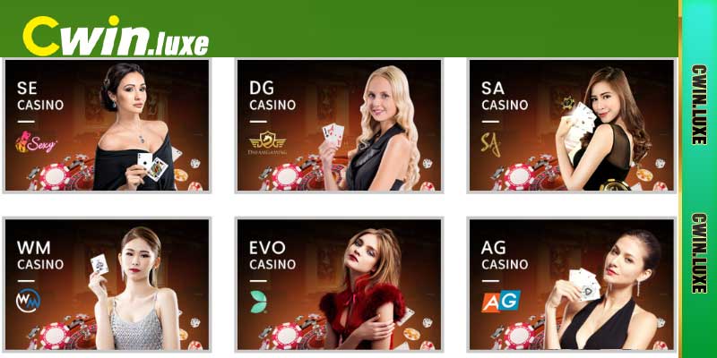 Casino Cwin đa dạng sảnh cược