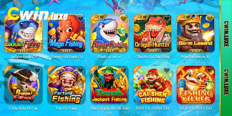 Kho game cá cược đa dạng